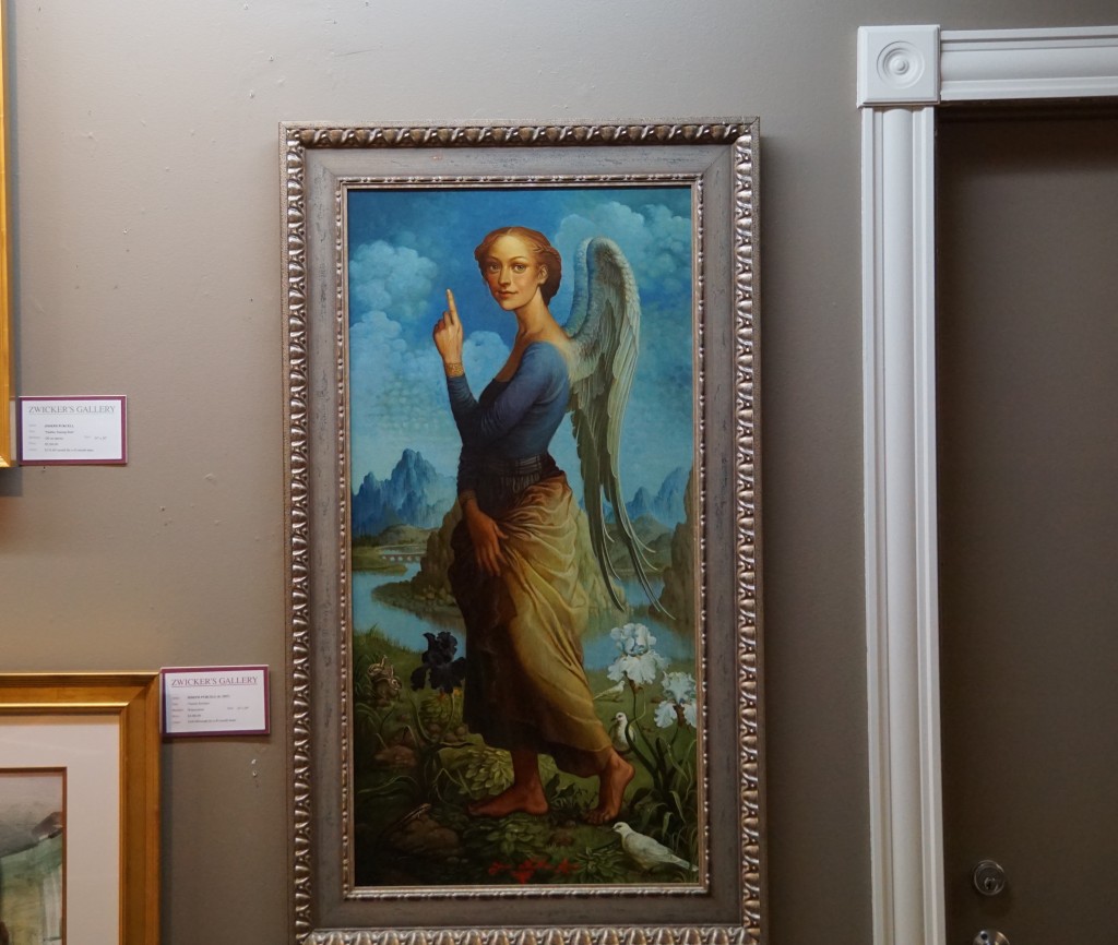 Beautiful art at Zwicker's.