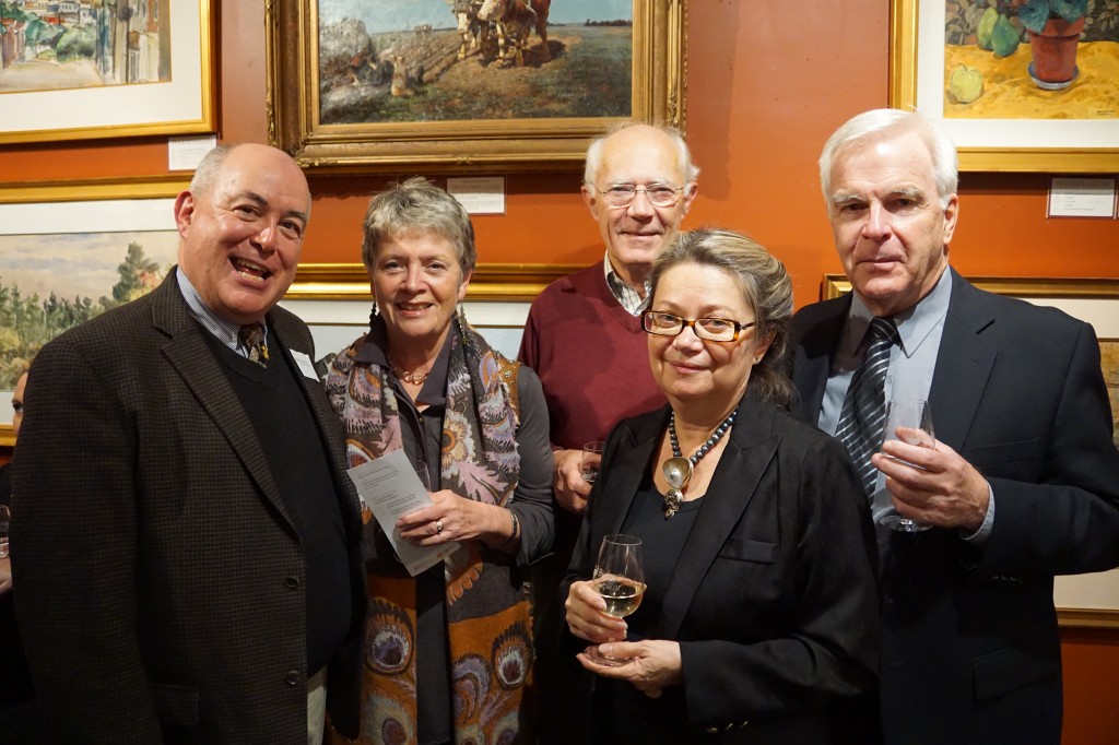 Fundraising Chair, David McKillop and Uncorked guests.